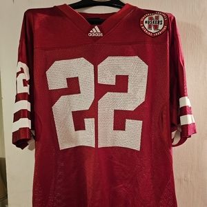 Adidas Red Huskers Men's Jersey